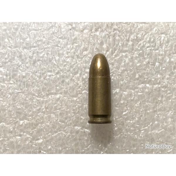 Cartouche 9mm G�velot neutralis�e dat�e du 4�me trimestre de 1962 (M. 90LE.b.j)