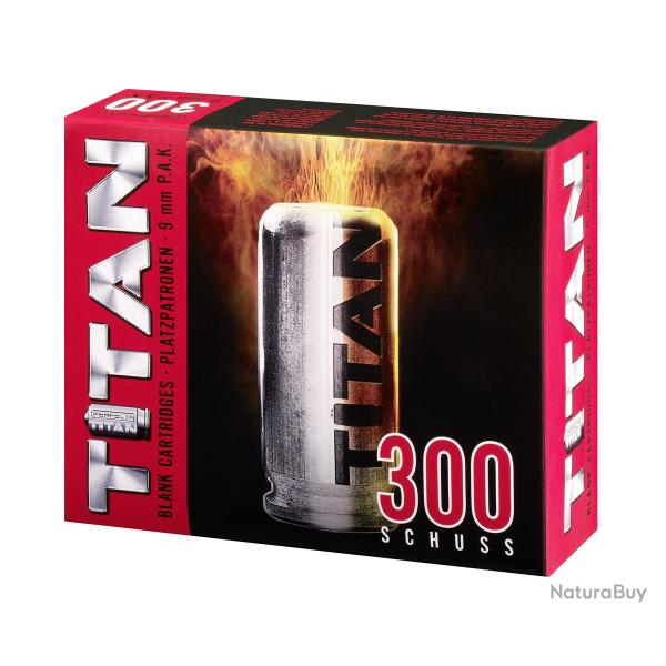 Munition � blanc 9mm PAK - Titan - Boite de 300