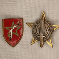 Insignes 2&egrave;me Division d'Infanterie au MAROC AFN