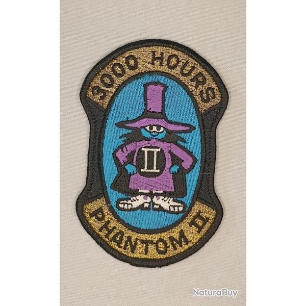 Patch pilote US Air Force PHANTOM II 3000 heures de vol