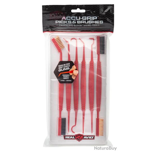 Real Avid set de nettoyage brosses - grattoirs