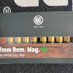 RWS HIT Green 7mm rem mag 140 grs (x20)