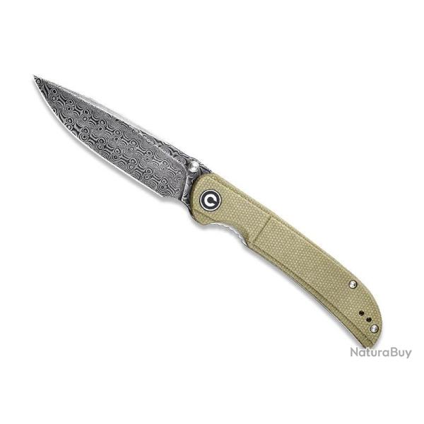 COUTEAU CIVIVI IMPERIUM MICARTA VERT OLIVE DAMAS