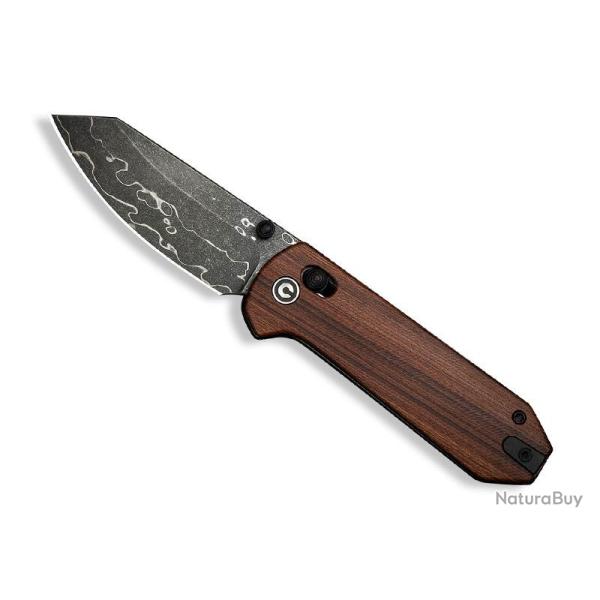 COUTEAU CIVIVI YONDER BOIS DE GUIBOURTIA DAMAS