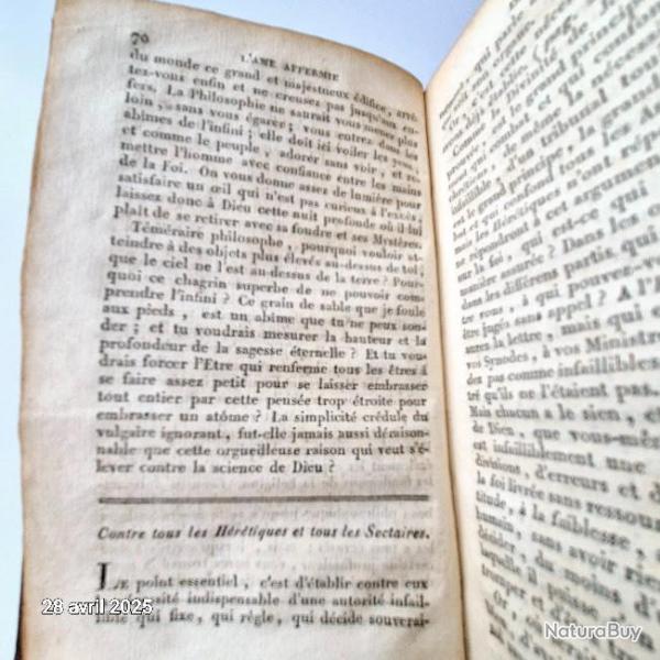 L'�me affermie dans la foi, et pr�munie contre la s�duction de l'erreur, 1827