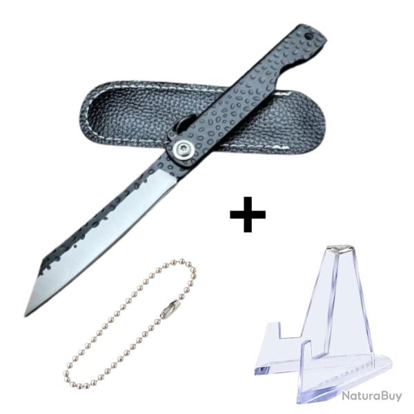 Couteau Pliant Higonokami Acier Forg 17cm - DERNIER EN STOCK ! - Pack Collection + Porte-Cl