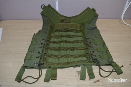 GILET VESTE TACTIQUE CAMO FLECKTARN MULTI POCHES AVEC HOLSTER ET