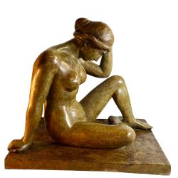Aristide Mayol, (D'apres,) Bronze la M&eacute;diterran&eacute;e
