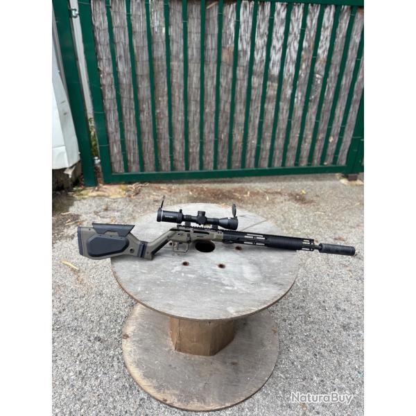TLD - Carabine Hera Arms H6 OD Green - Pack Lunette Riton + Silencieux SAI - 222Rem - PCKHA447