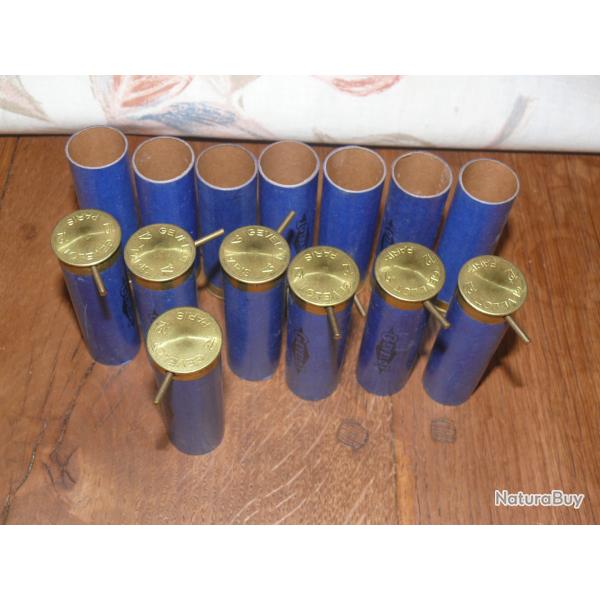 cartouches a broches cal 12 Bon �tat G�velot (Amorces fonctionnent)