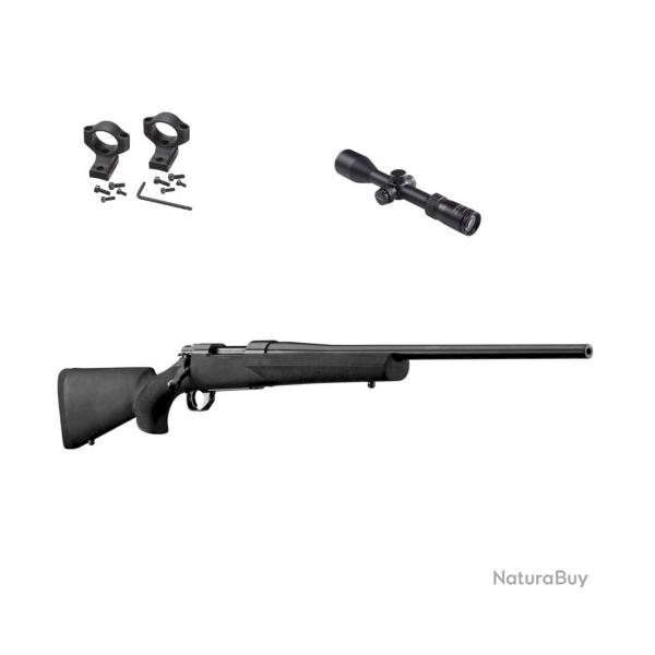 Pack Carabine HOWA Model 1500  cal.270 win + LUNETTE OPTISAN EVE 2.5-10X50 PI MIL-G4AI+montage fixe