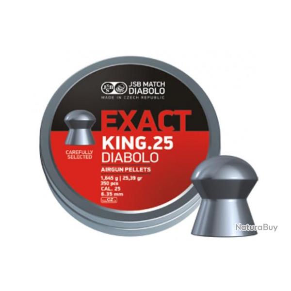 Plomb 6.35 mm JSB Exact King Cal .25