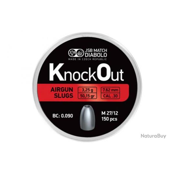 Plomb 7.62 mm JSB Match Knock Out Slug