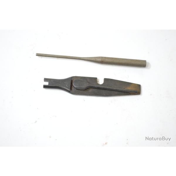 Outil multifonction tournevis 2e type + chasse goupille du kit Russe. AK47 / 74 AKM et d�riv�s. (F)