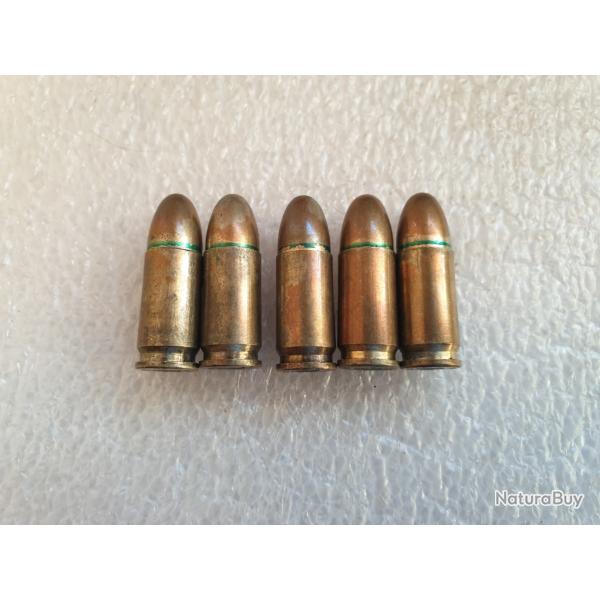 Cartouche 9mm fran�aise neutralis�e 2�me trimestre de 1956 (M. 90AV)