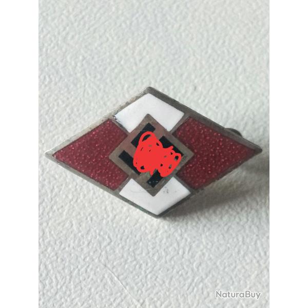 Badge HJ allemand ww2 original