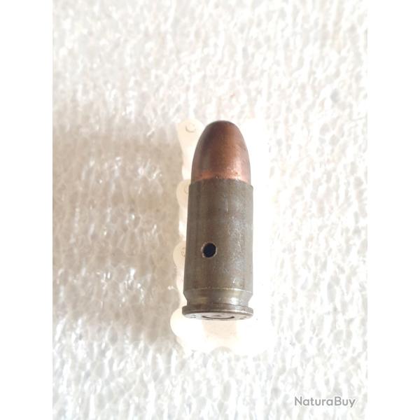 Cartouche neutralise 9mm franaise tui kaki fer date 1956 (M. 9ITA)