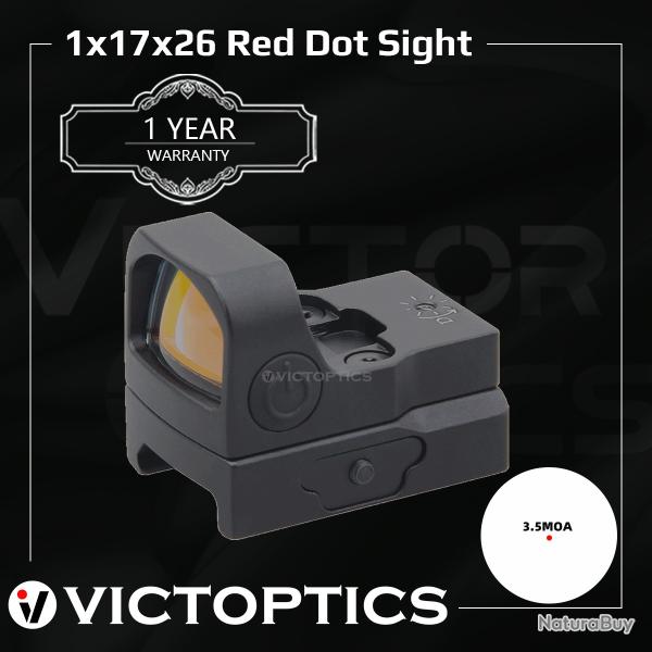 Victoptics 1X17X26 Viseur  point rouge avec support 21 mm -**RDSL25 LIVRAISON GRATUITE !!