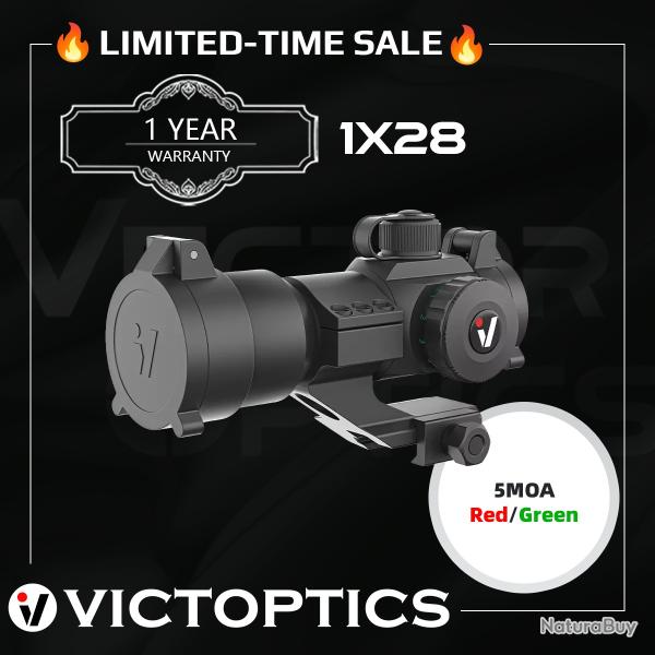 VictOptics T4 1X28 DOT ROUGE