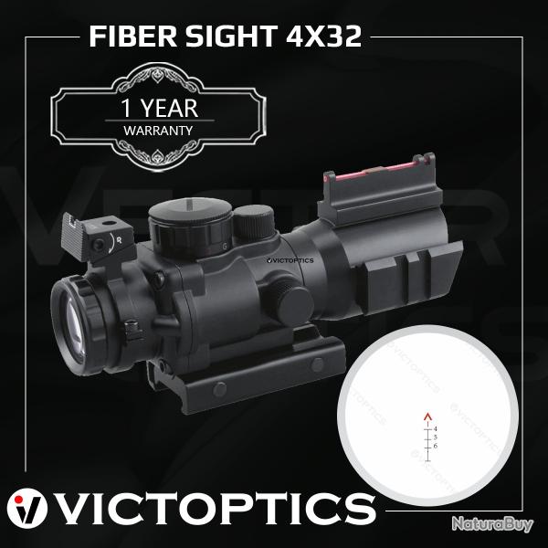 Victoptics C1 Fiber Sight 4x32 Prism Riflescope