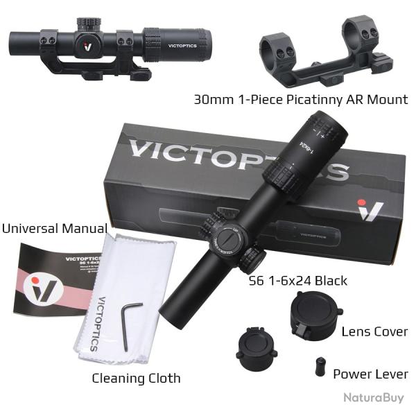 VictOptics S6 1-6x24 LPVO Coyote FDE -**OPSL22 XASR-3031