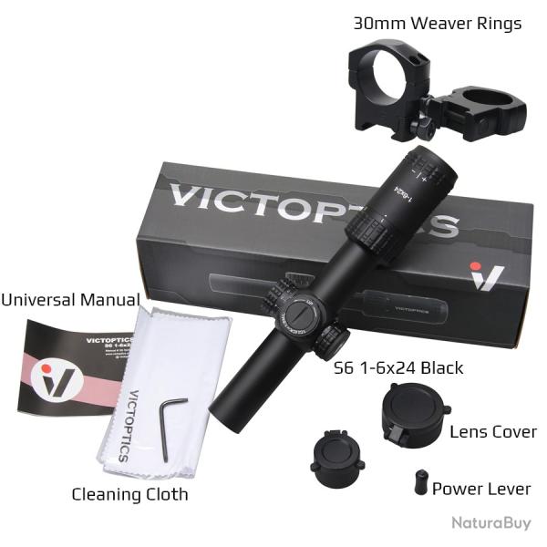 VictOptics S6 1-6x24 LPVO Coyote FDE -**OPSL22