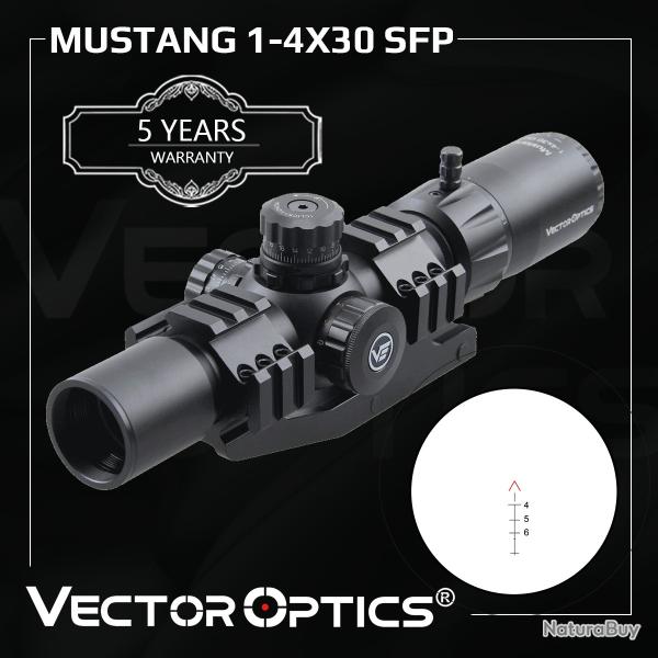 Vector Optics-Lunette de vise Lpvo SF Monotube 30mm, 1-4x30 -** SCOC-29  LIVRAISON GRATUITE !!