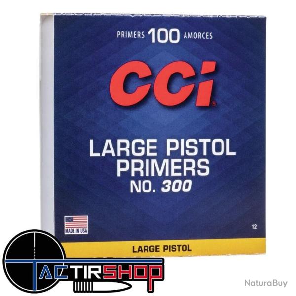 1000 Amorces CCI large pistol n� 300