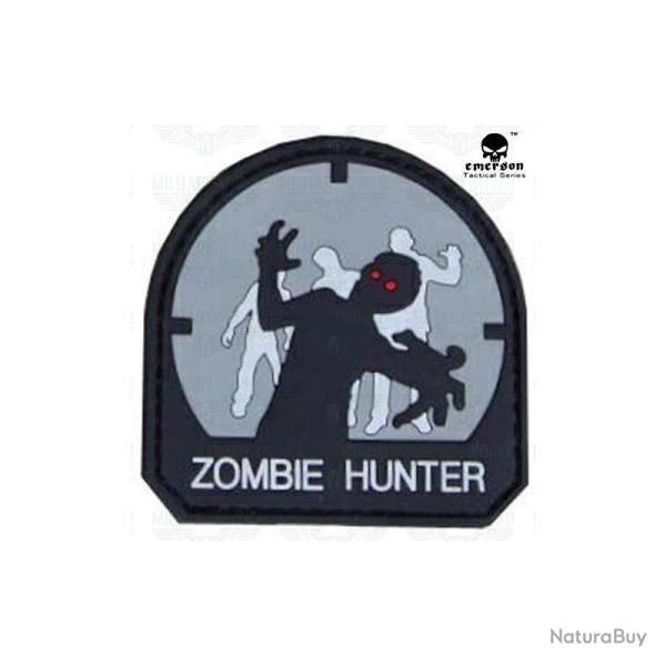 Patch 3D PVC Zombie Hunter (101 Inc) Wolf Grey