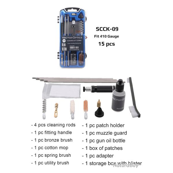 Kit de nettoyage optique vectorielle 12GA -**410 Gauge LIVRAISON GRATUITE