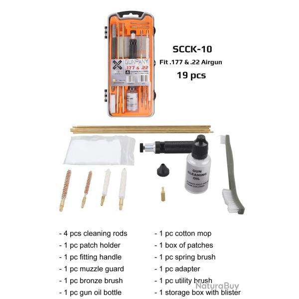 Kit de nettoyage optique vectorielle 12GA -**Airgun .177 .22