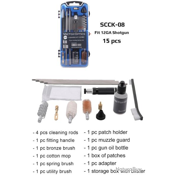Kit de nettoyage optique vectorielle 12GA -** 12GA Shotgun LIVRAISON GRATUITE