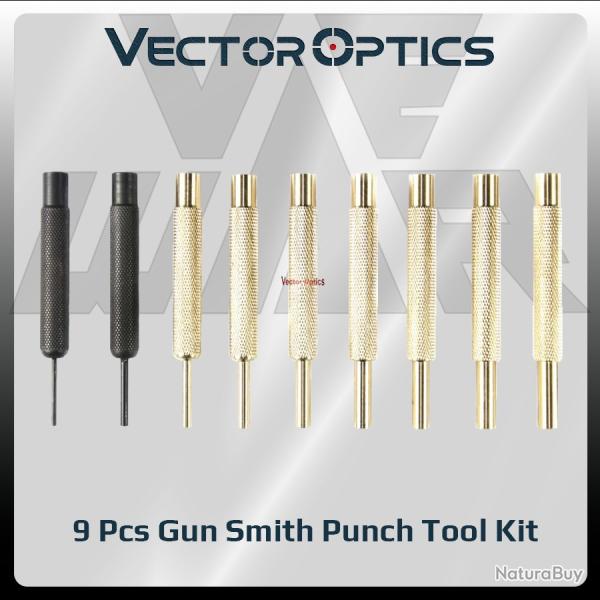 Kit d'outils de poin�onnage Gun Smith, optique vectorielle, 9 pi�ces -**SCOT-46  LIVRAISON GRATUITE