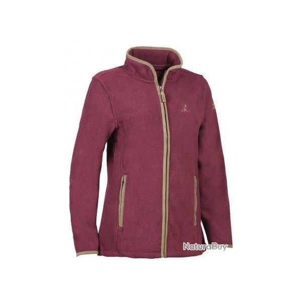 Blouson polaire femme Scotland bordeaux PERCUSSION