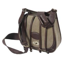 Sac de chasse Exclusif en b&acirc;chette brun FRITZMANN