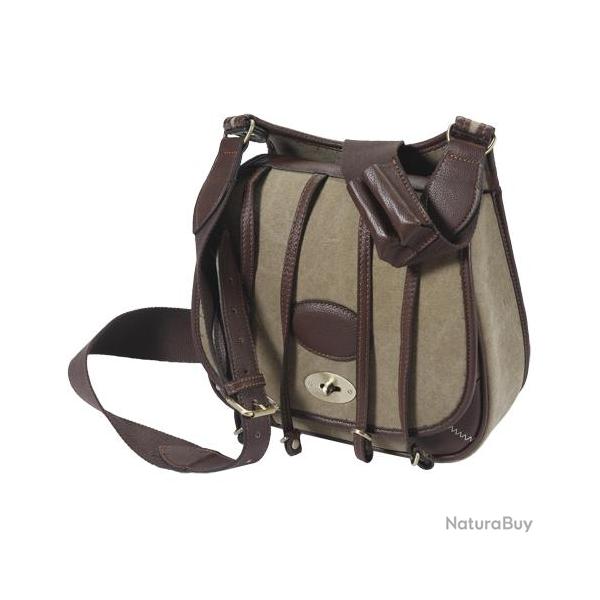 Sac de chasse Exclusif en b�chette brun FRITZMANN