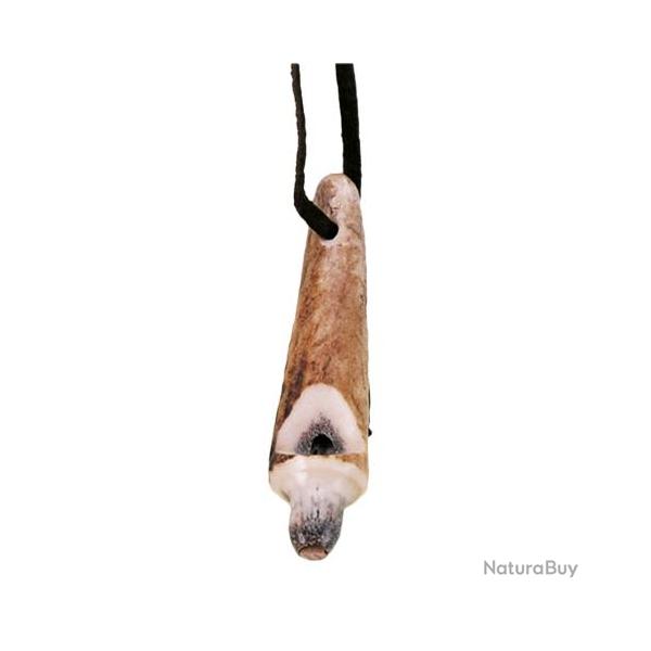 Sifflet en pointe de corne de cerf pour chiens FRITZMANN