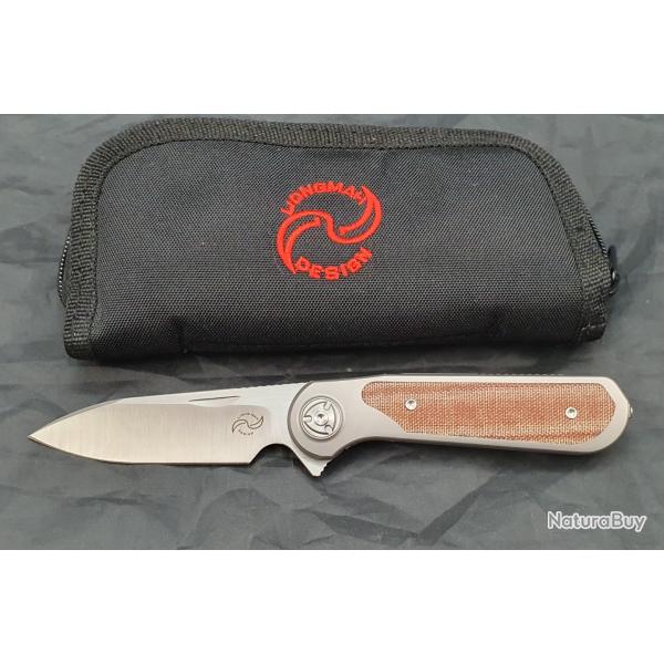 Couteau pliant du coutelier Amricain LIONG MAH - Modle Zulu - Etat NEUF