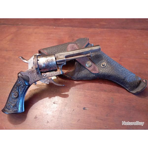 Revolver  broches en 7mn avec holster.