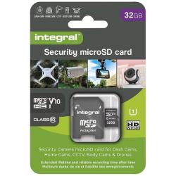 Carte micro SD 32Gb Security camera Integral