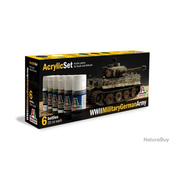 Set de peinture Chars Allemand WWII | Italeri (0000 1336)