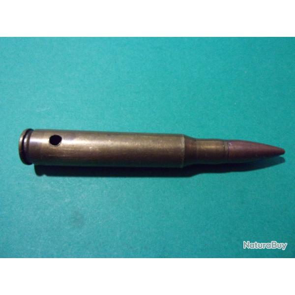 1 Munition US 30-06 de 43 ( R-A 43) tui laiton balle blinde cuivre, neutralise