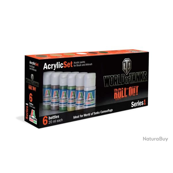 Set de peinture World of tanks | Italeri (0000 1323)