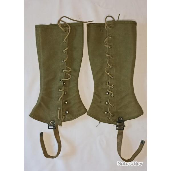 Gu�tres leggings US mod�le 38 taille 1R WW2