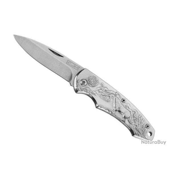 COUTEAU CJH LOUP 8,5CM TOUT INOX