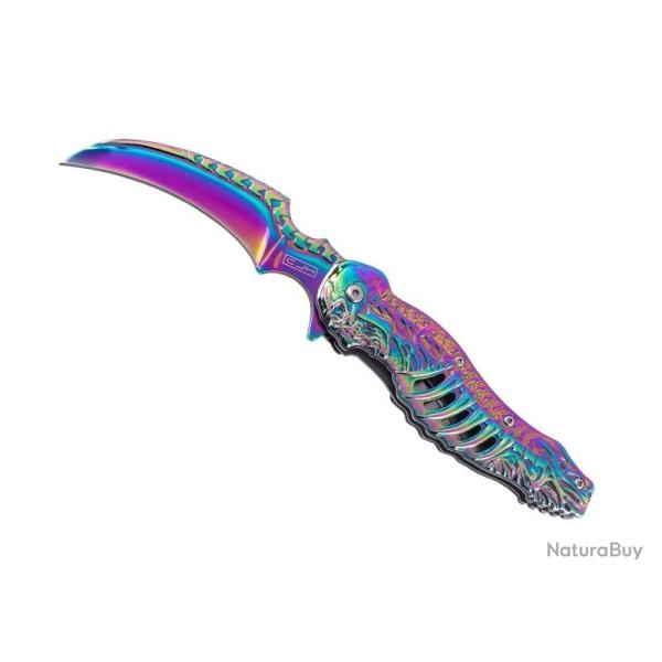 COUTEAU CJH ARC-EN-CIEL 12CM INOX
