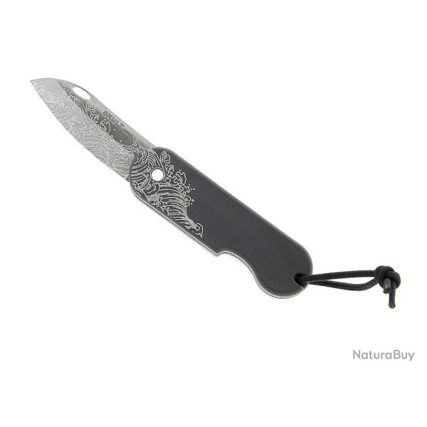 COUTEAU SKULT GRIS LA VAGUE