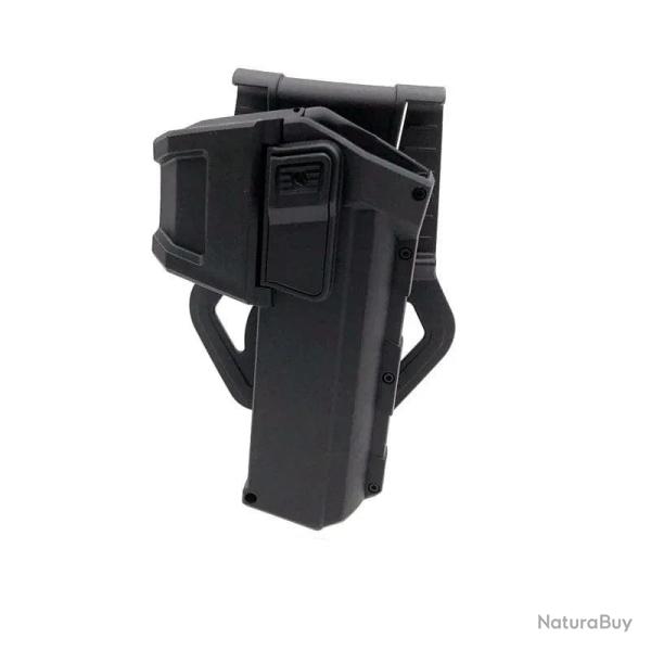 Holster ceinture G17 G19 CLUSGO droitier - Noir