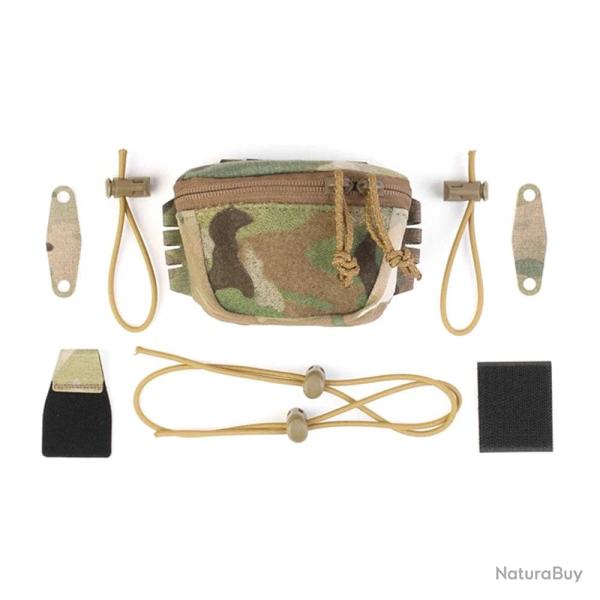 Pochette arri�re batterie casque UA92 PEW TACTICAL - Multicam
