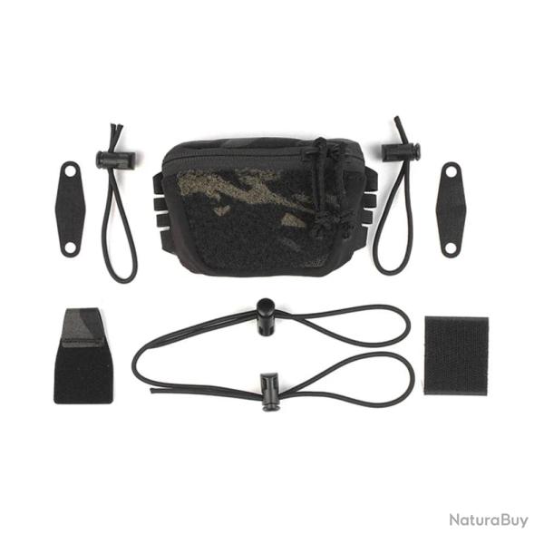 Pochette arri�re batterie casque UA92 PEW TACTICAL - Multicam noir